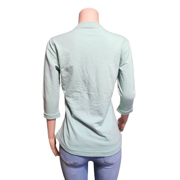 Pulp henley 3/4 sleeve tee solid pullover shirt M - Picture 4 of 5